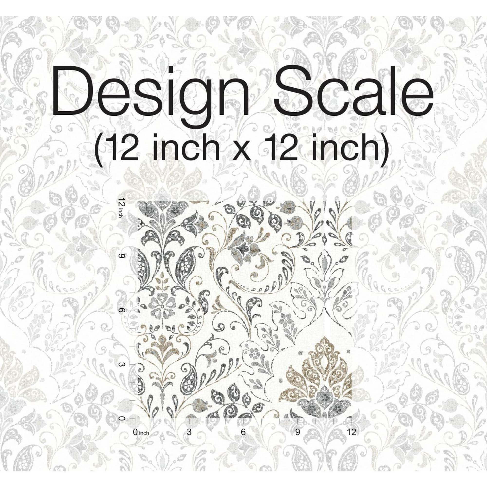 RoomMates Persian Damask Peel & Stick Wallpaper